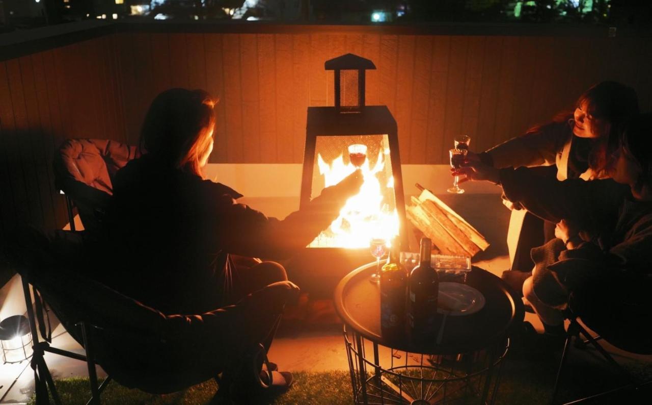 ヴィラ山間堂premier Garden Villa Bbq Bonfire Fuji View Annovillas Sankando Fujikawaguchiko Exterior photo