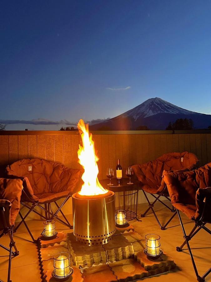 ヴィラ山間堂premier Garden Villa Bbq Bonfire Fuji View Annovillas Sankando Fujikawaguchiko Exterior photo